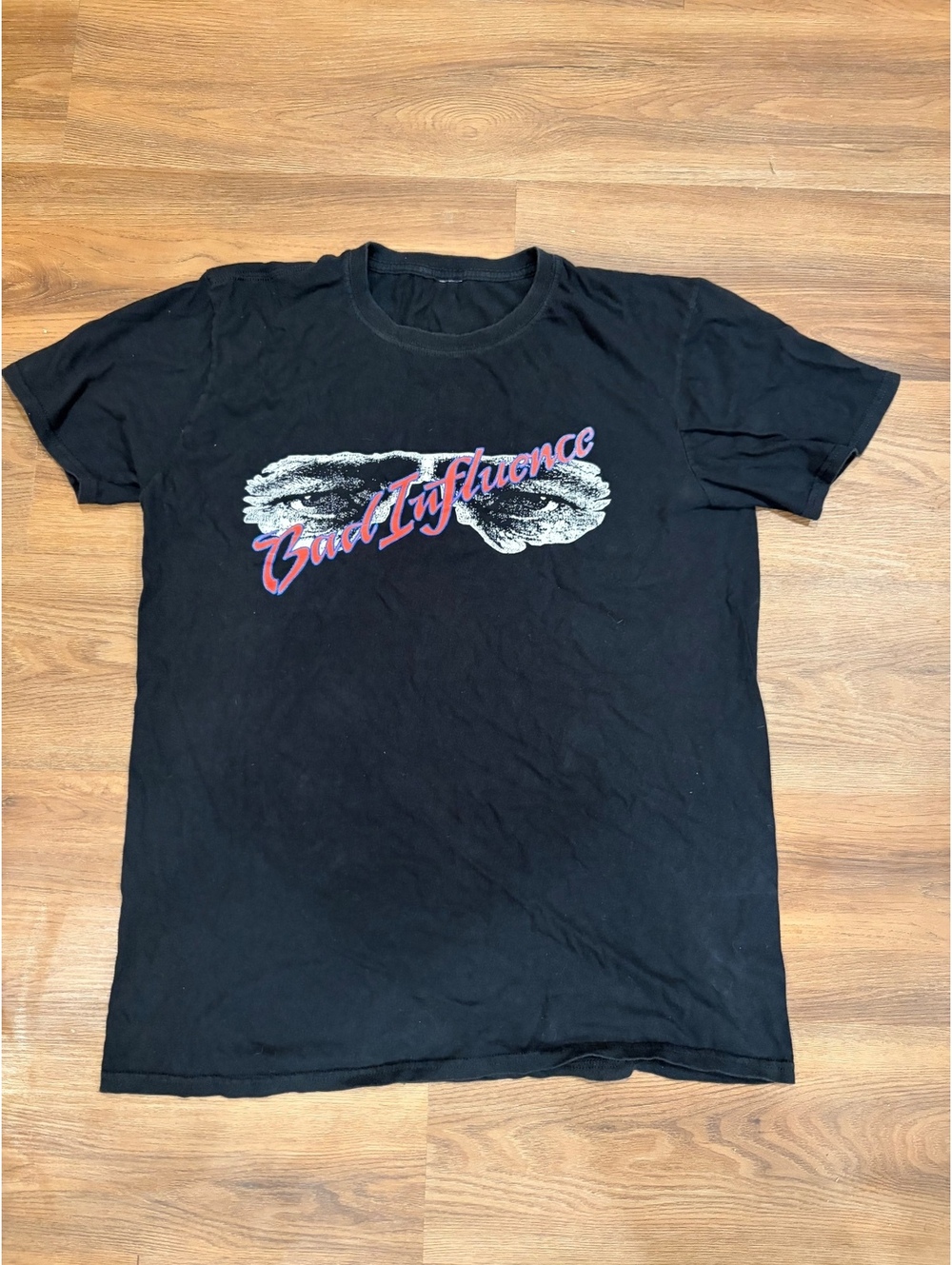 Bad Influence black graphic T-shirt